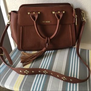 Brown Steve Madden purse adjustable straps